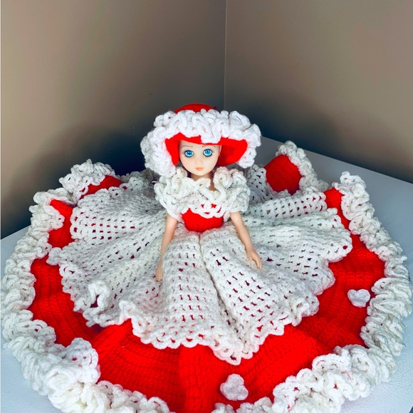 Vintage Crochet Bed Doll - Picture 1 of 6